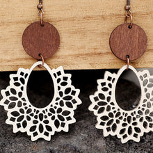Load image into Gallery viewer, Geometric Cutout Dangle Earrings