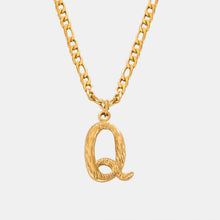 Load image into Gallery viewer, Titanium Steel Letter Pendant Necklace