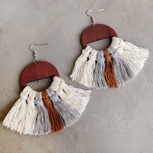 Load image into Gallery viewer, Tassel Detail Drop Earrings