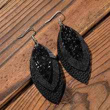 Load image into Gallery viewer, PU Leather Drop Earrings