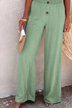Load image into Gallery viewer, Full Size Decorative Button High Waist Pants
