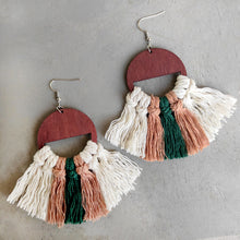 Load image into Gallery viewer, Tassel Detail Drop Earrings