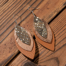 Load image into Gallery viewer, PU Leather Drop Earrings