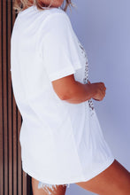 Load image into Gallery viewer, Graphic Round Neck Short Sleeve T-Shirt