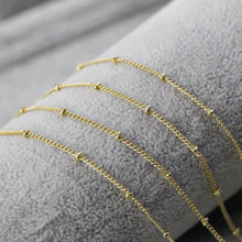 Load image into Gallery viewer, Gold-Plated Bubble Initial Necklace