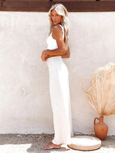 Load image into Gallery viewer, Full Size Decorative Button High Waist Pants