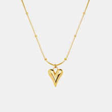 Load image into Gallery viewer, Titanium Steel Heart Pendant Necklace
