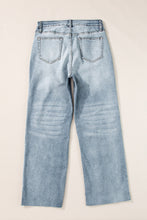 Load image into Gallery viewer, High Waist Straight Jeans with Pockets