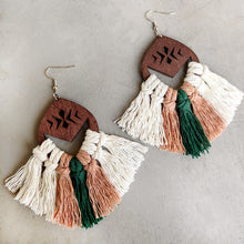 Load image into Gallery viewer, Tassel Detail Drop Earrings