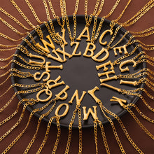 Load image into Gallery viewer, Titanium Steel Letter Pendant Necklace