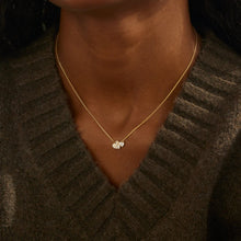 Load image into Gallery viewer, 18K Gold-Plated 925 Sterling Silver Zircon Heart Necklace
