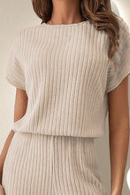 Load image into Gallery viewer, Round Neck Short Sleeve Jumpsuit
