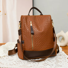 Load image into Gallery viewer, PU Leather Backpack Bag
