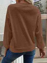 Load image into Gallery viewer, V-Neck Dropped Shoulder Blouse
