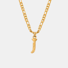 Load image into Gallery viewer, Titanium Steel Letter Pendant Necklace
