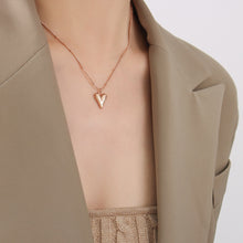 Load image into Gallery viewer, Titanium Steel Heart Pendant Necklace
