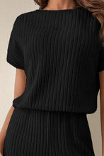 Load image into Gallery viewer, Round Neck Short Sleeve Jumpsuit
