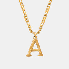 Load image into Gallery viewer, Titanium Steel Letter Pendant Necklace
