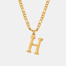 Load image into Gallery viewer, Titanium Steel Letter Pendant Necklace
