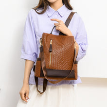 Load image into Gallery viewer, PU Leather Backpack Bag
