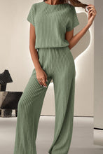 Load image into Gallery viewer, Round Neck Short Sleeve Jumpsuit
