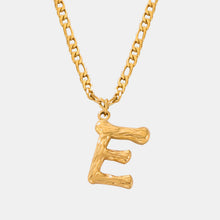 Load image into Gallery viewer, Titanium Steel Letter Pendant Necklace

